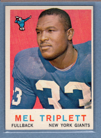1959 Topps #160 Mel Triplett EX-MT  GO159