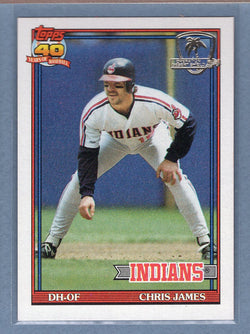 1991 Topps Desert Shield #494 Chris James  NM  GO600