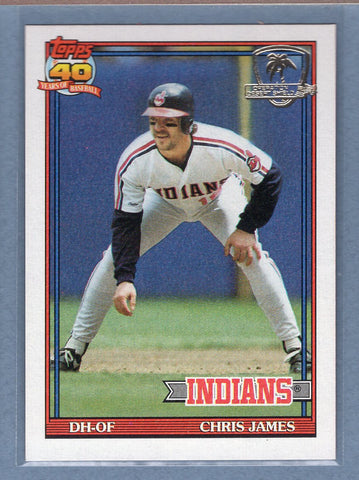 1991 Topps Desert Shield #494 Chris James  NM  GO600