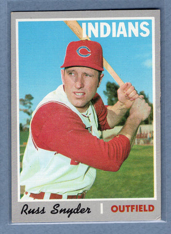1970 Topps #347 Russ Snyder  EX  GO450