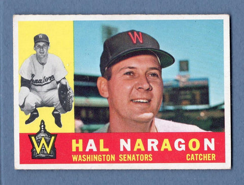 1960 Topps #231 Hal Naragon EX-MT  GO240A