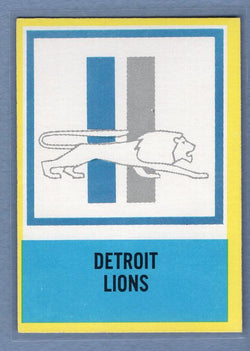 1967 Philadelphia #72 Detroit Lions EX GO73