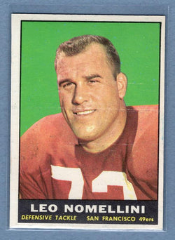 1961 Topps #64 Leo Nomellini (HOF)(st) VG-EX  GO169