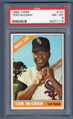 1966 Topps #141 Tom McCraw (24271115) PSA 8