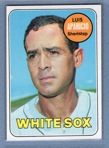 1969 Topps #75 Luis Aparicio (HOF) (a) EX-MT  GOWAYY
