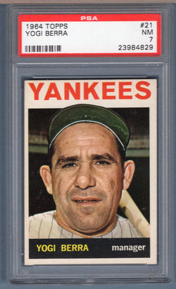 1964 Topps #21 Yogi Berra (23984829) PSA 7
