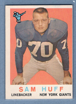 1959 Topps #51 Sam Huff (R) (HOF) (b) EX  GO801