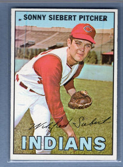 1967 Topps #95 Sonny Siebert EX-MT  GO523