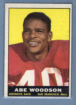 1961 Topps #65 Abe Woodson(st) VG-EX  GO169