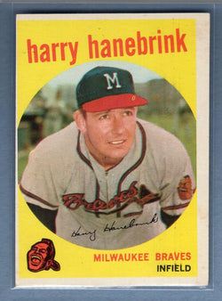 1959 Topps #322 H. Hanebrink (Traded) EX-MT  GO200