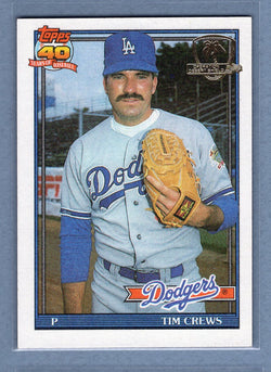 1991 Topps Desert Shield #737 Tim Crews  NM  GO625