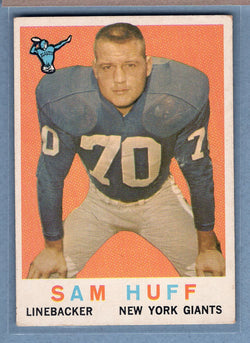 1959 Topps #51 Sam Huff (R) (HOF) (c) VG  GO801
