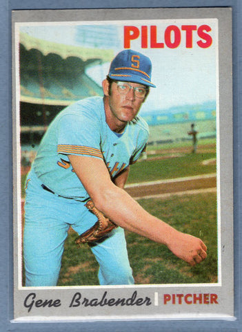1970 Topps #289 Gene Brabender VG-EX(2)