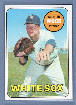 1969 Topps #123 Wilbur Wood (b) EX-MT  GOWABB