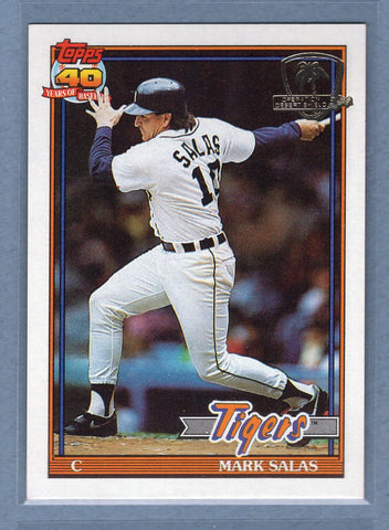 1991 Topps Desert Shield #498 Mark Salas  NM  GO600
