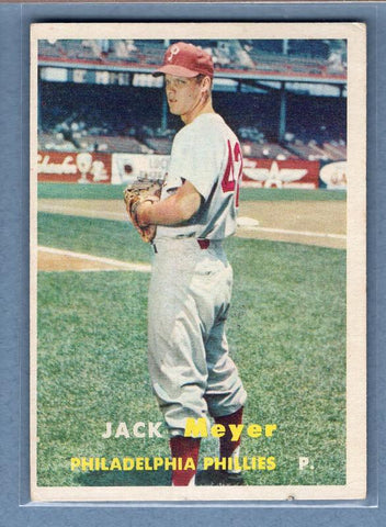 1957 Topps #162 Jack Meyer VG-EX  GO188