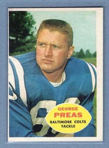 1960 Topps #6 George Preas EX    GO123