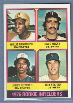1976 Topps #592 Willie Randolph (R)  EX-MT  GOSB1