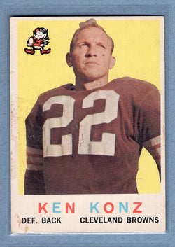1959 Topps #54 Kenny Konz (a)(st) VG  GO801