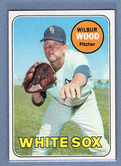1969 Topps #123 Wilbur Wood (d) EX-MT  GOWABB