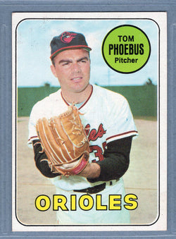 1969 Topps #185 Tom Phoebus EX-MT  GO661
