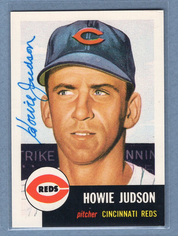 1991 Topps Archives #12 Howie Judson Autograph Auto signed
