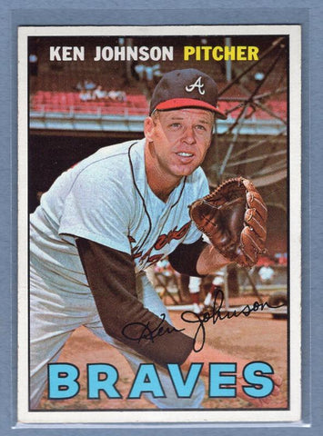 1967 Topps #101 Ken Johnson EX-MT  GO523