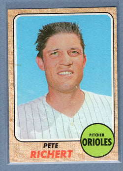 1968 Topps #354 Pete Richert (b)  VG  GO550