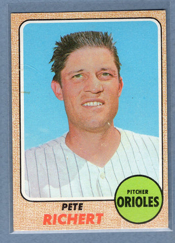 1968 Topps #354 Pete Richert (b)  VG  GO550