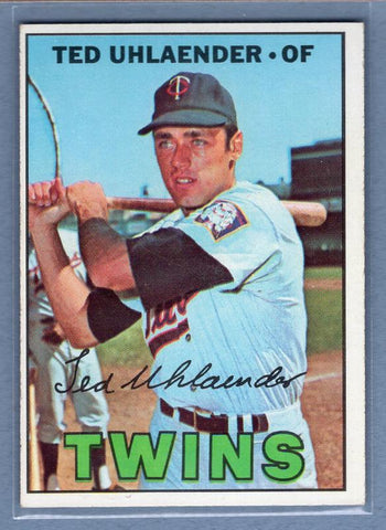 1967 Topps #431 Ted Uhlaender EX  GO446