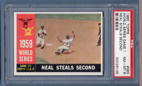 1960 Topps #385 World Series Game 1 (50026136) PSA 8