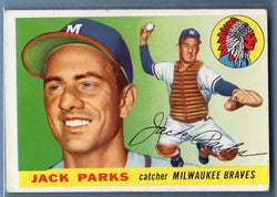 1955 Topps #23 Jack Parks(1) VG GO9012