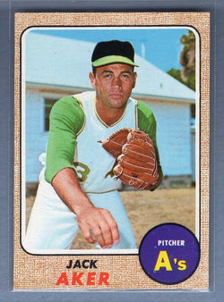 1968 Topps #224 Jack Aker EX-MT  GO588