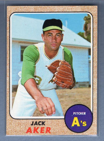 1968 Topps #224 Jack Aker EX-MT  GO588