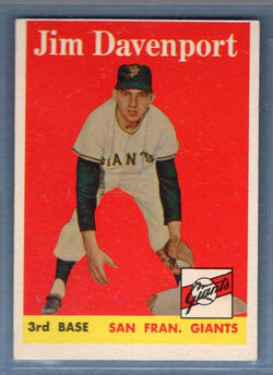 1958 Topps #413 Jim Davenport EX  GO401