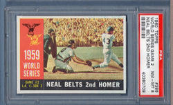 1960 Topps #386 World Series Game 2 (40380709) PSA 8