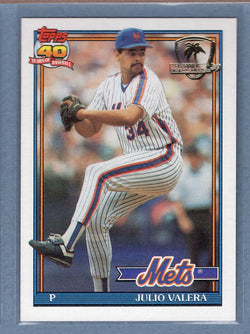 1991 Topps Desert Shield #504 Julio Valera  NM  GO600
