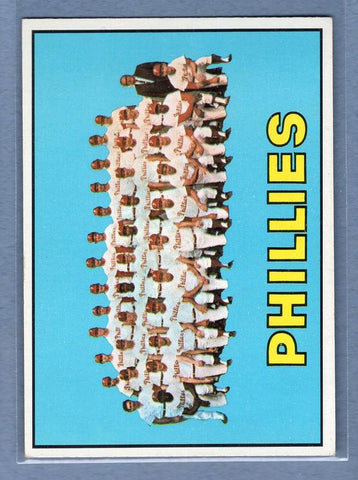 1967 Topps #102 Phillies Team EX-MT  GO523
