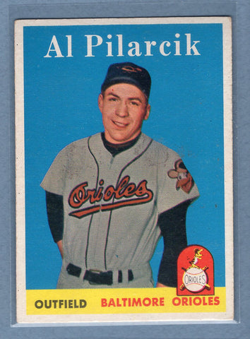 1958 Topps #259 Al Pilarcik (st) (h) VG  GO501