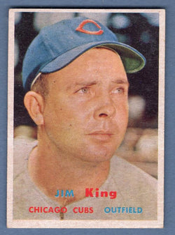 1957 Topps #186 Jim King EX  GO215