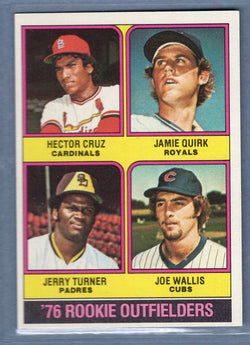 1976 Topps #598 Rookie Outfielders  EX-MT  GOSB1