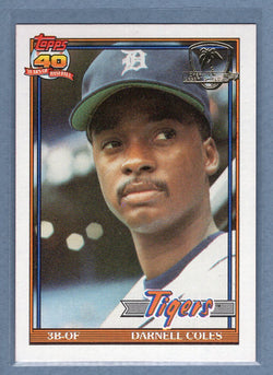 1991 Topps Desert Shield #506 Darnell Coles  NM  GO600