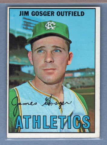 1967 Topps #17 Jim Gosger EX  GO225