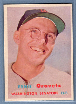 1957 Topps #179 Ernie Oravetz(b) EX  GO188