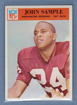 1966 Philadelphia #191 John Sample EX  GO171