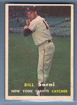 1957 Topps #86 Bill Sarni VG-EX     GO80