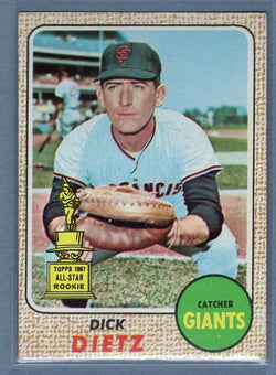 1968 Topps 104 Dick Dietz VG-EX SET BREAK