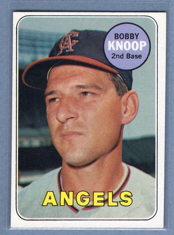 1969 Topps #445 Bobby Knoop (a) EX-MT  GO700