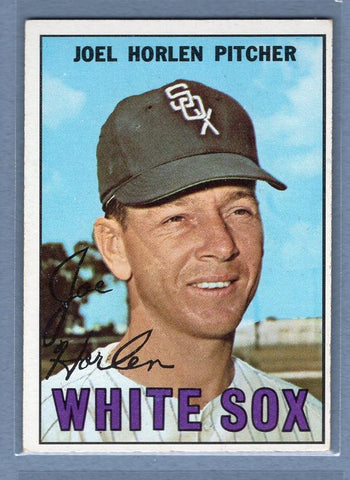 1967 Topps #107 Joel Horlen EX-MT  GO523