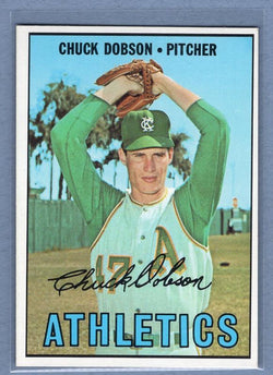 1967 Topps #438 Chuck Dobson EX-MT  GO446